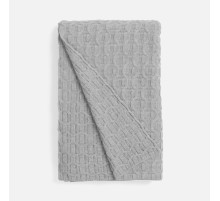 Плед Braidera, серебристо-серый меланж