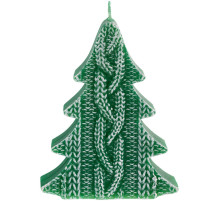 Свеча Kniteam, елка, зеленая