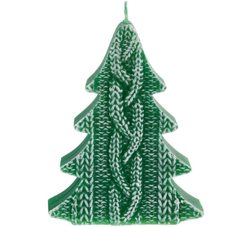 Свеча Kniteam, елка, зеленая