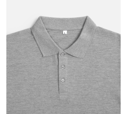 Рубашка поло унисекс Tervise, серый меланж