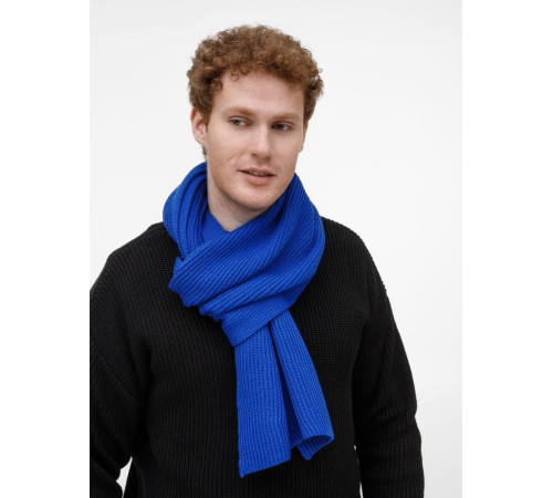 Шарф Nobilis Mono, ярко-синий