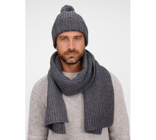 Шарф Frissonelle, серый меланж