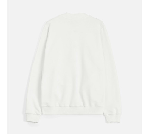 Бомбер унисекс Nuppu, молочно-белый