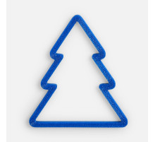 Подвеска «Елочка», 3D-печать, синяя