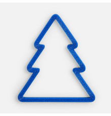 Подвеска «Елочка», 3D-печать, синяя