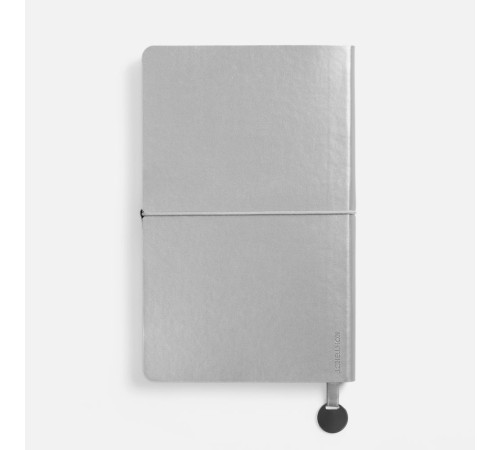 Ежедневник Waltz, недатированный, серебристый