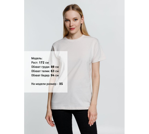 Футболка унисекс T-Bolka 160, молочно-белая