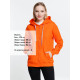 Толстовка на молнии с капюшоном Siverga, оранжевая