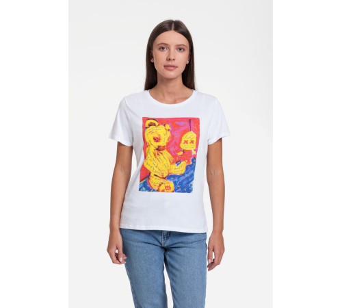 Футболка женская I Don't See You, белая