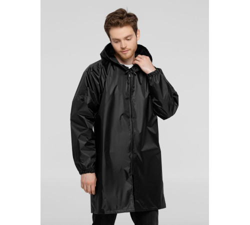 Дождевик «Сплавляюсь», черный