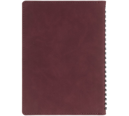 Ежедневник Spring Urban на заказ, недатированный, бордовый