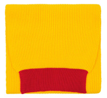 Шарф Snappy, желтый с красным