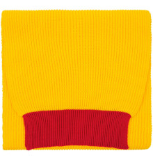 Шарф Snappy, желтый с красным