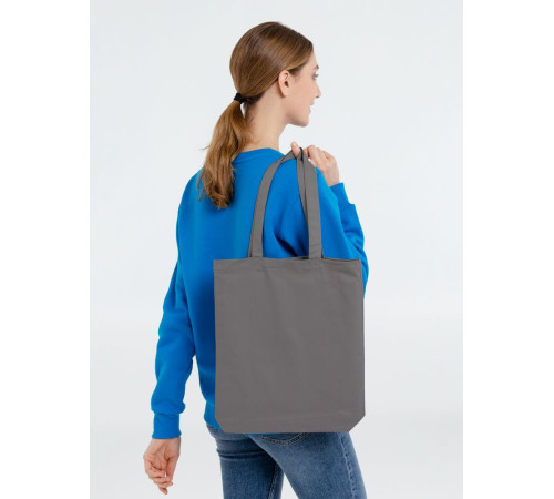 Холщовая сумка Avoska, темно-серая (серо-стальная)