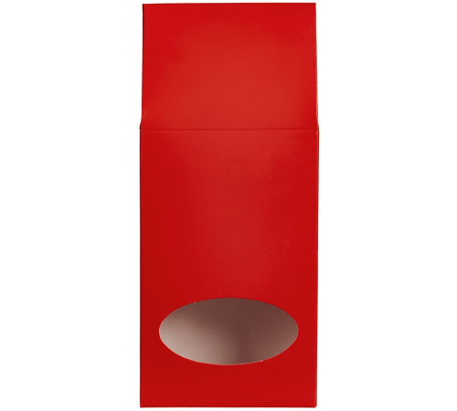 Коробка с окном English Breakfast, красная