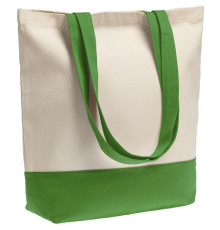 Холщовая сумка Shopaholic, ярко-зеленая