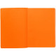 Ежедневник Flexpen Black, недатированный, черный со светло-оранжевым