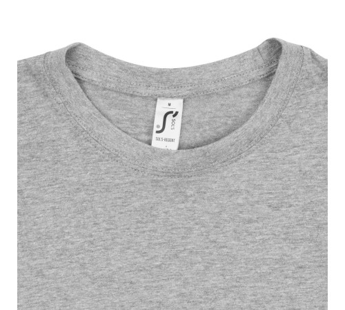 Футболка унисекс Regent 150, серый меланж