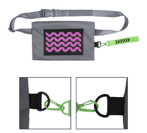 Поясная сумка W2, серая