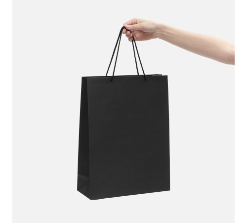 Пакет бумажный Porta XL, черный