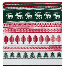 Шарф Mirakler, красный с зеленым