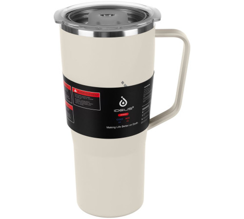 Термостакан Kasumigaoka, белый (молочный)