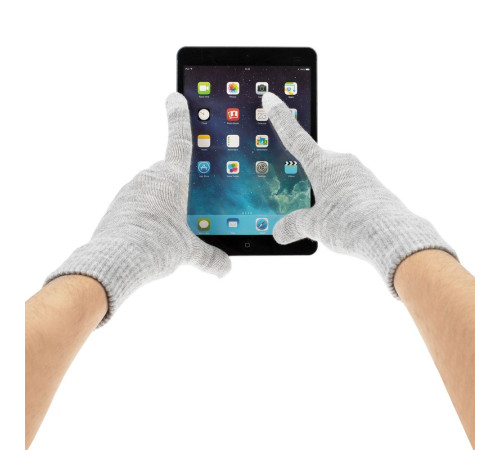 Перчатки сенсорные Urban Flow, светло-серые