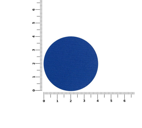 Наклейка тканевая Lunga Round, M, синяя
