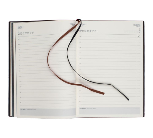 Ежедневник Avila, недатированный, коричневый