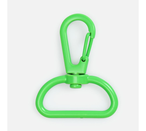 Застежка-карабин Snap Hook, L, зеленый неон