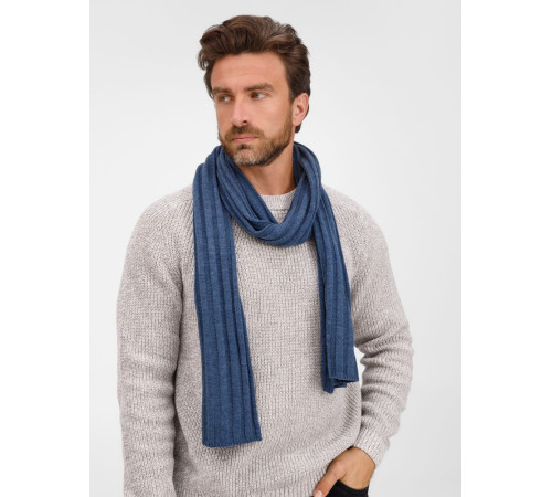 Шарф Metelitsa, синий меланж (джинс)
