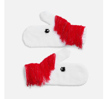 Варежки «Игогошки», с красной гривой