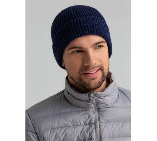 Шапка Bernard, темно-синяя