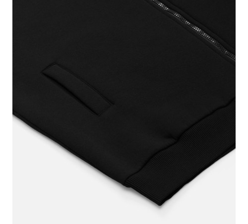 Бомбер унисекс Estado, черный