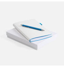 Набор White Shall, бело-голубой