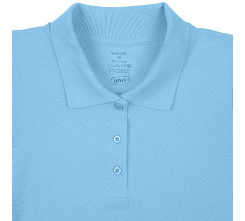Рубашка поло женская Virma Lady, голубая