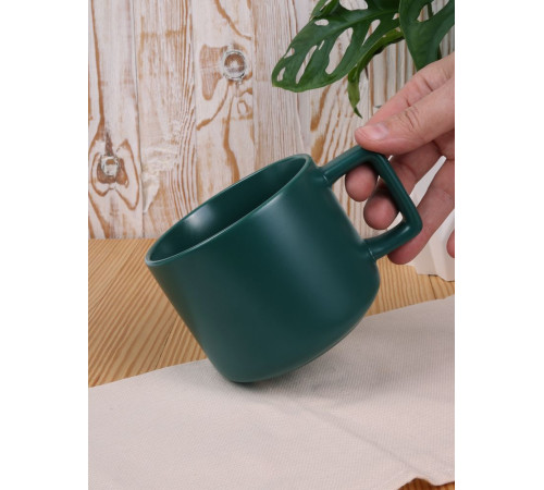 Чашка Jumbo, ver.2, матовая, зеленая