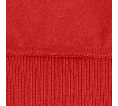 Толстовка на молнии с капюшоном Unit Siverga Heavy, красная