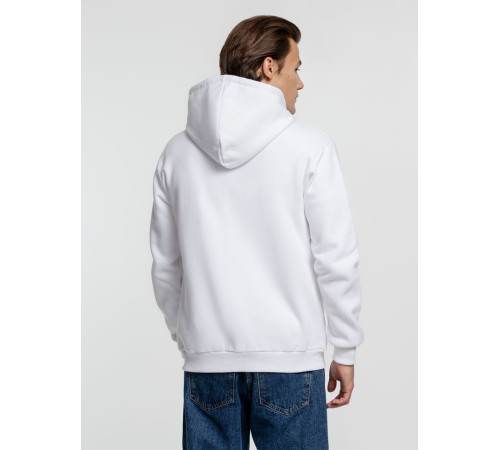 Толстовка на молнии с капюшоном Siverga Heavy, белая (белоснежная)