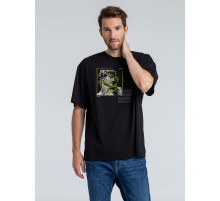 Футболка оверсайз «He is So Pretty. Давид», черная