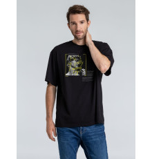 Футболка оверсайз «He is So Pretty. Давид», черная