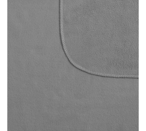 Флисовый плед Warm&Peace, серый