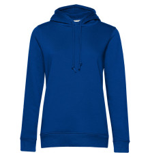 Толстовка с капюшоном женская BNC Inspire (Organic), ярко-синяя