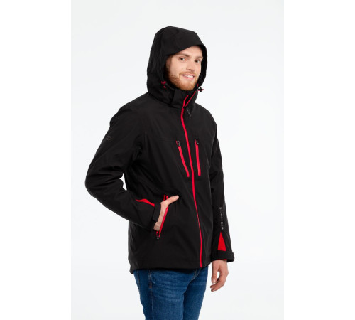 Куртка-трансформер мужская Matrix, черная с красным