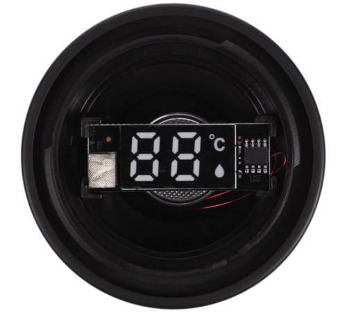 Смарт-бутылка с заменяемой батарейкой Long Therm, черная