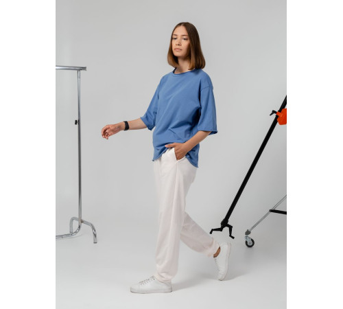 Футболка оверсайз Vozduh 2.0, синяя