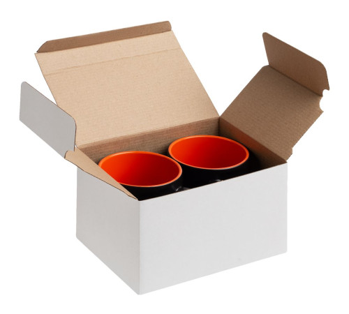 Коробка Couple Cup под 2 кружки, большая, белая