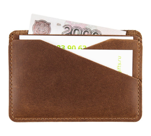 Чехол для карточек inStream, коричневый