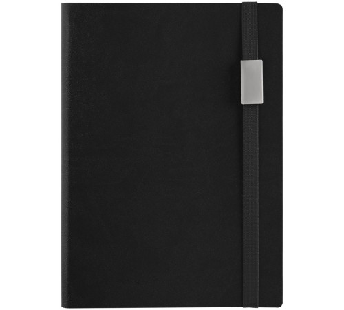 Ежедневник Vivian Metal, недатированный, черный