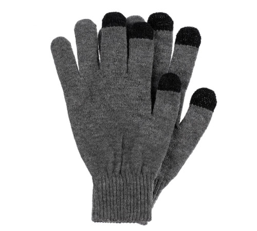 Перчатки сенсорные Urban Flow, темно-серый меланж